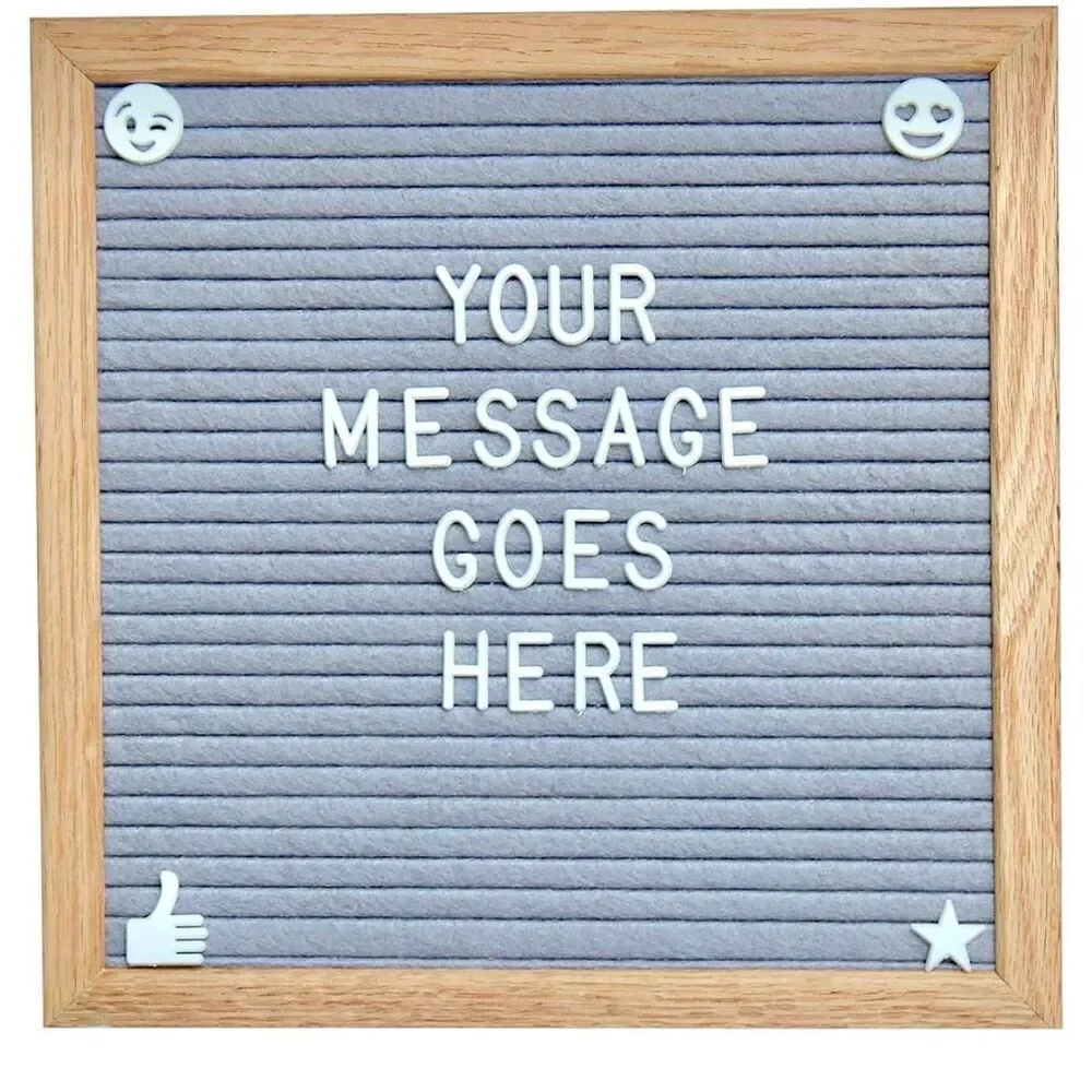 NWT MOON and Stars 1 board & 164 piece letter& shape set changeable Wall Sign